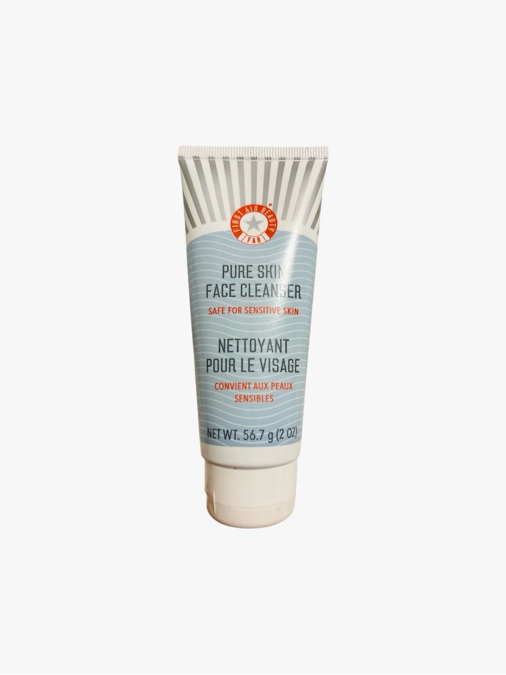 First Aid Beauty Pure Skin Face Cleanser 2 oz Travel Size NEW Sealed